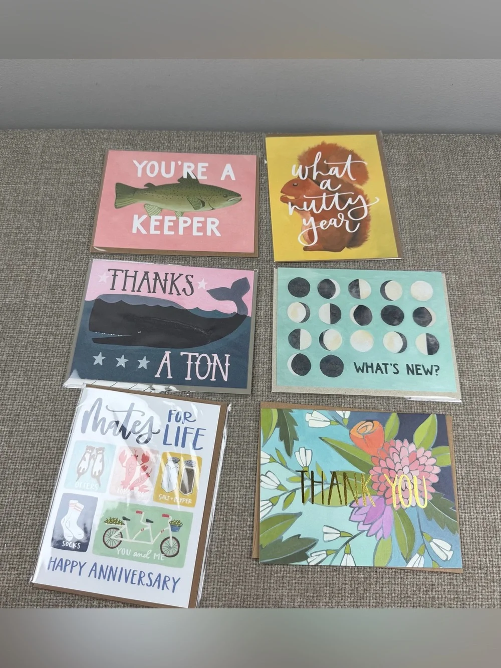 Large Lot of One Canoe Two 1canoe2 Greeting Cards Stationary States Thank You